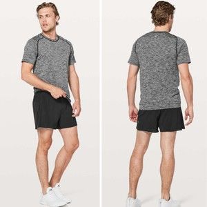 Lululemon Surge Short Out Of Mind Liner 4" Size Medium Black